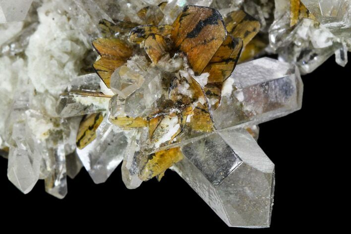 Brookite and Quartz Crystal Association- Pakistan #111344